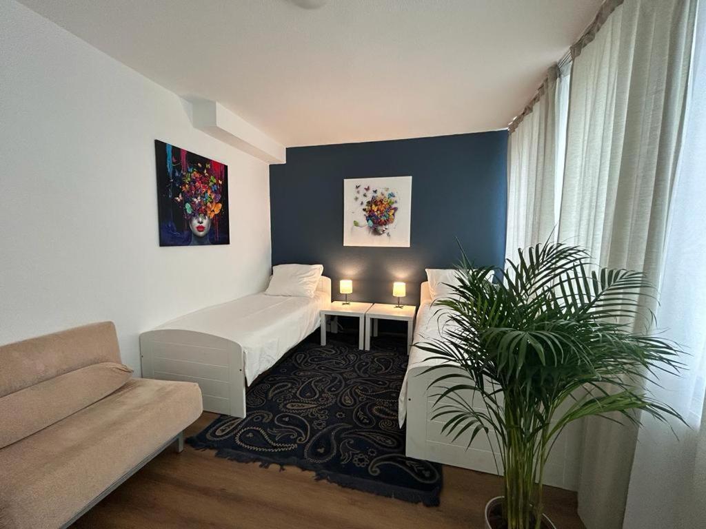 Skylineapartment Frankfurt am Main Buitenkant foto
